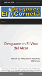 Mobile Screenshot of desguaceelcorneta.com